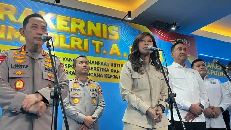 Menkomdigi Hadiri Rakernis Reskrim Apresiasi Inovasi Polri Tangani Kasus Siber