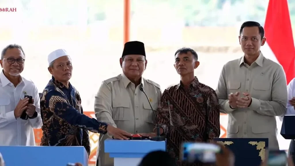 Pilar Ketahanan Nasional Prabowo Resmikan Lima Bendungan Megaprojek Senilai Triliunan Rupiah